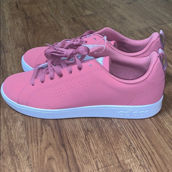 NWT Women’s Pink Adidas VS Advantage Sz 11 - Picture 2 of 7